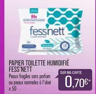 Papier WC humidifié - Fess'nett 