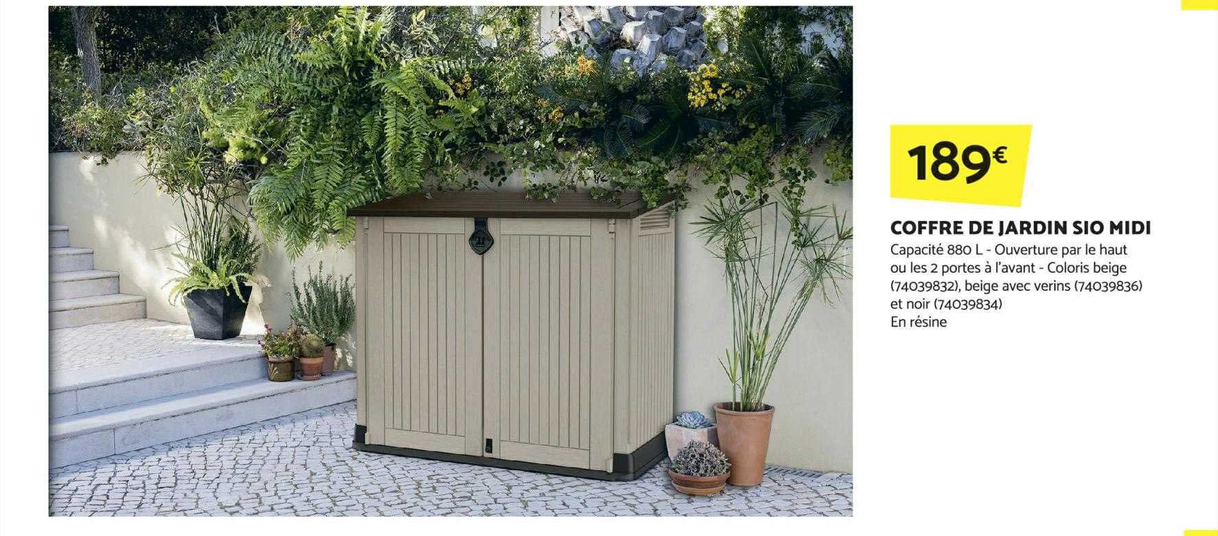 Coffre De Jardin Bricomarch