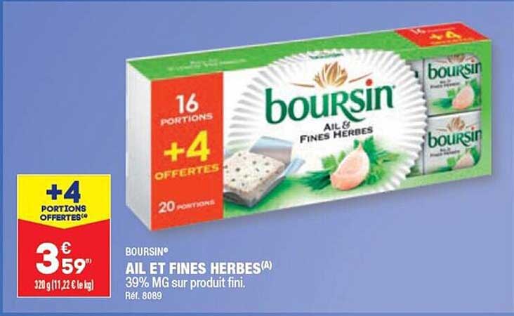 Promo Ail Et Fines Herbes Boursin chez Aldi - iCatalogue.fr