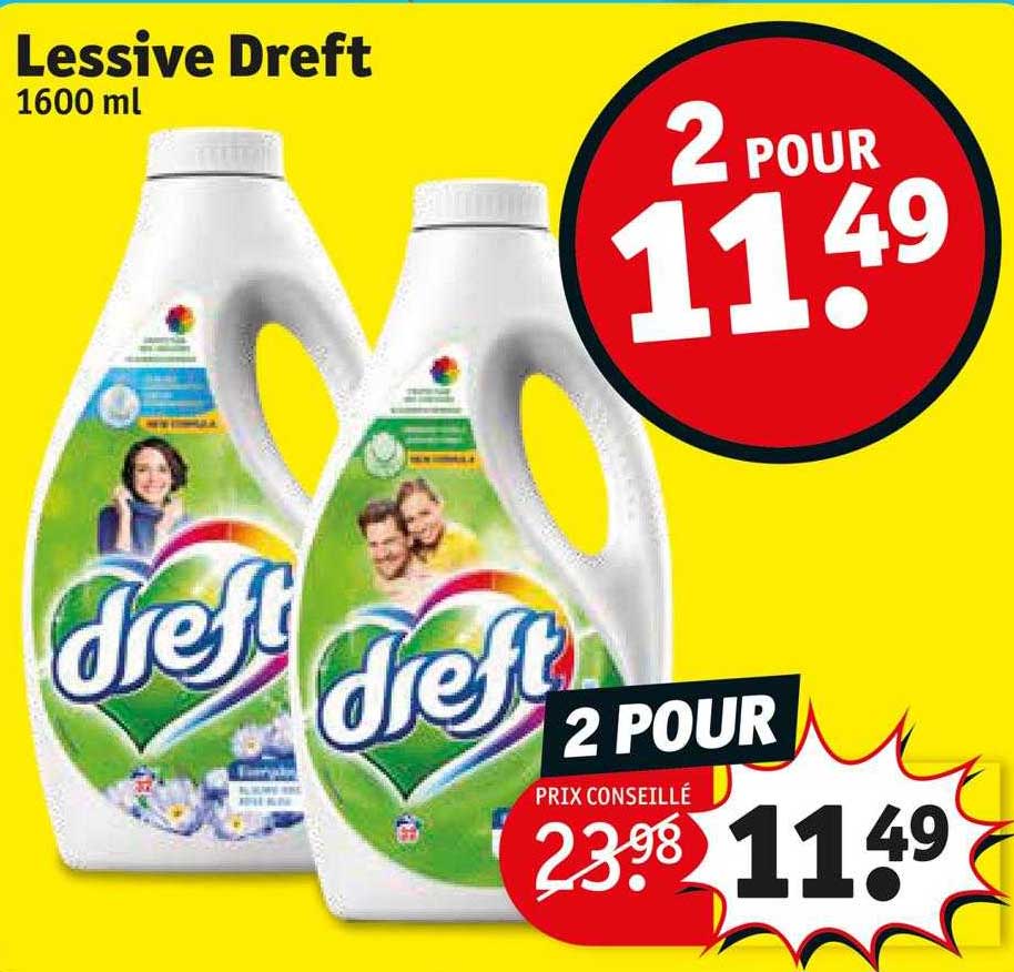 Promo Liquide vaisselle Quickwash Dreft 780 ml chez Kruidvat