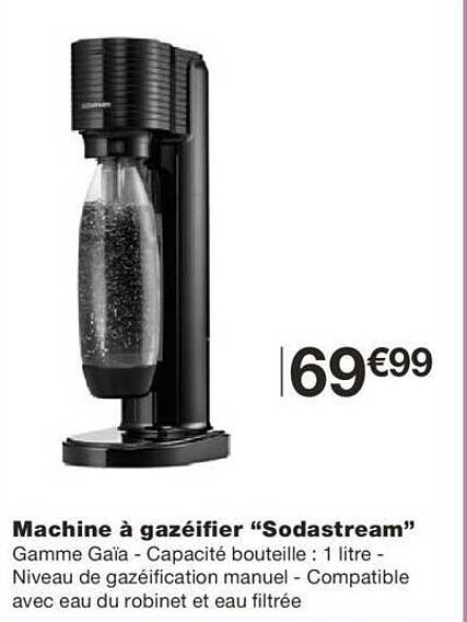 Promo Sodastream bouteille de gazéification chez Monoprix