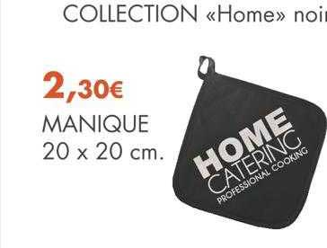 E.Leclerc Manique Collection Home Noir
