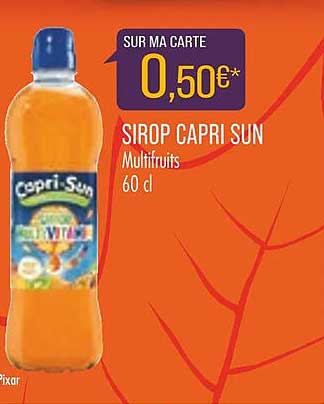 Match Sirop Capri Sun