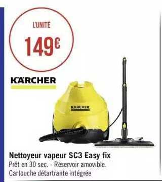 Promo Karcher nettoyeur vapeur sc3 easy fix chez Géant Casino