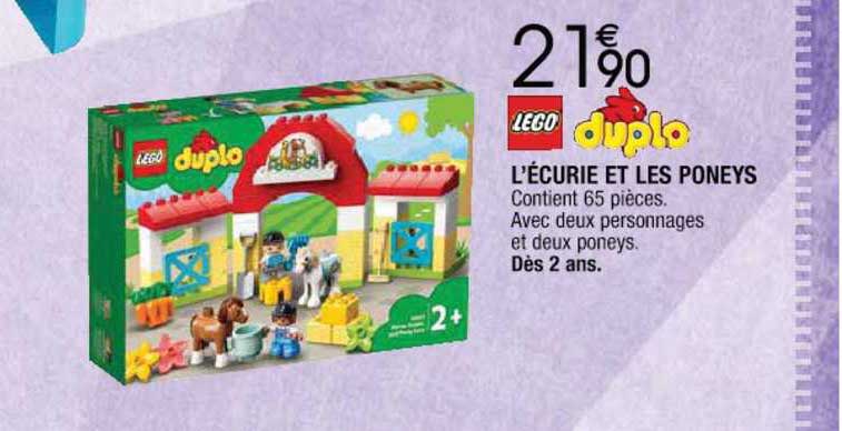 Cora L'écurie Et Les Poneys Lego Duplo