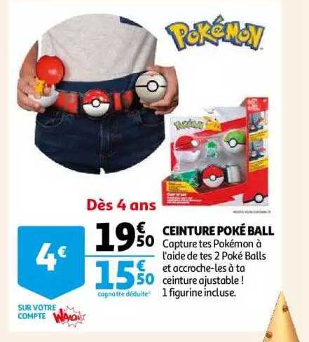 Auchan Ceinture Poké Ball Pokémon