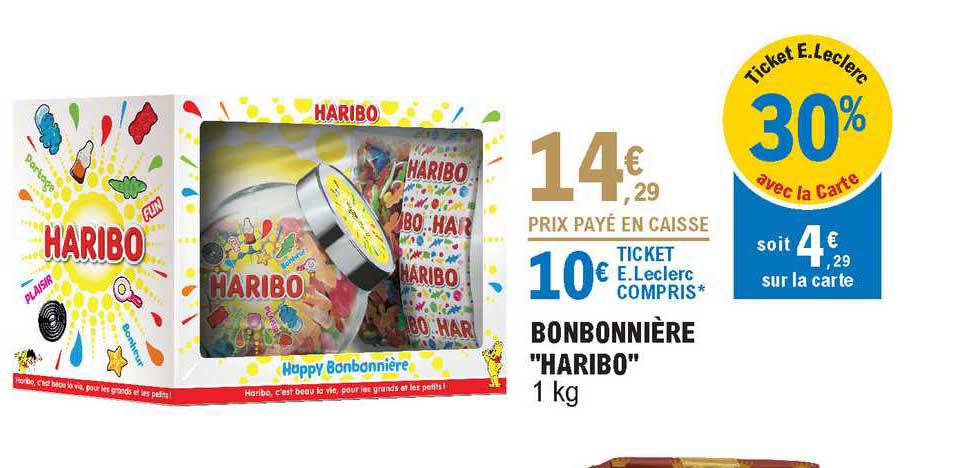 Haribo BONBONNIÈRE en promo