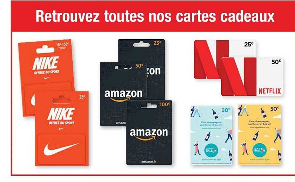 Promo Cartes Cadeaux chez Cora iCatalogue.fr