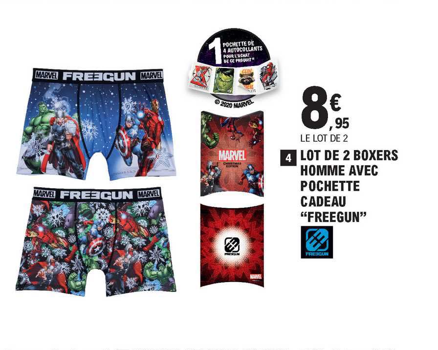 FREEGUN Lot De 5 Boxers Garçon — 92% Polyester, 8% élasthanne, Doublure 100% Coton — Confort, Style, Pack économique