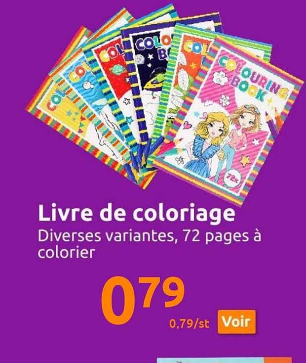 Offre Livre De Coloriage chez Action