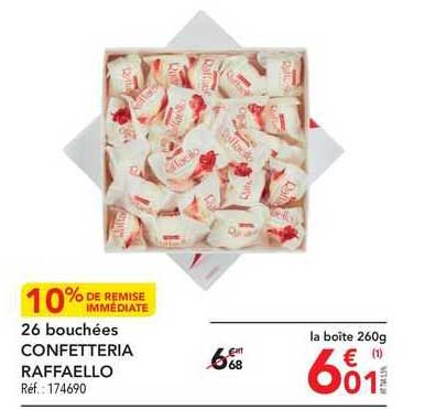 Raffaello 26 Bouchées 260g 