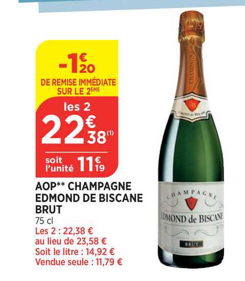 Bi1 Aop Champagne Edmond De Biscane Brut