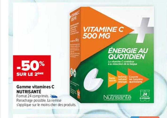 Carrefour Gamme Vitamines C Nutrisanté