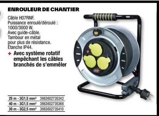 Enrouleur Electrique Brico Depot