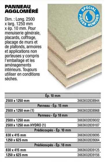 Sitemapcdatahttpsshopinf Inetcompanneau Agglomere 19 Mm Brico Depot