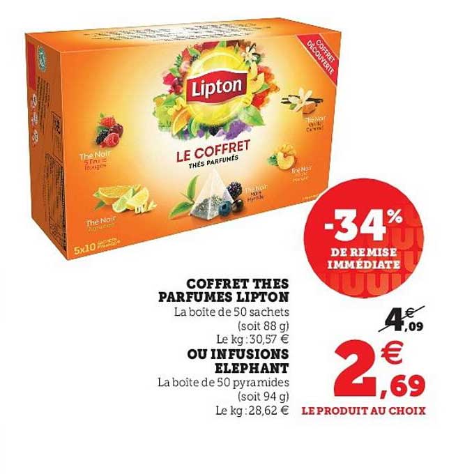 Lipton Coffret Thés Parfumés