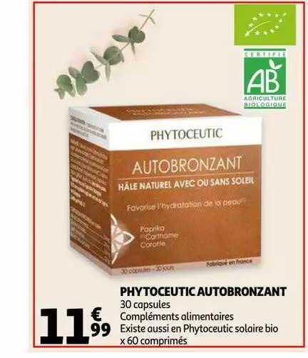 Offre Phytoceutic Autobronzant Chez Auchan