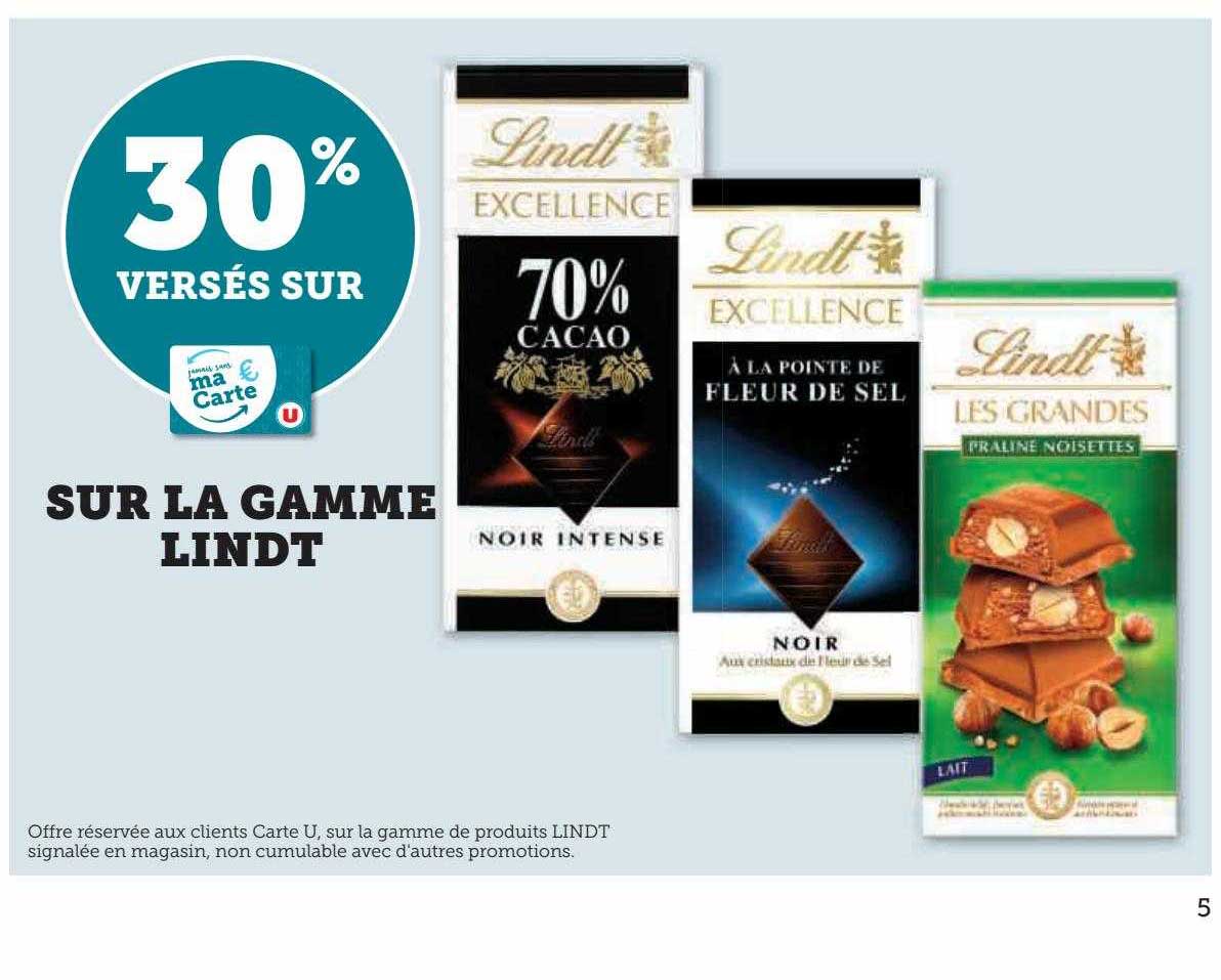 Promo La Gamme Lindt Chez Super U Icataloguefr 