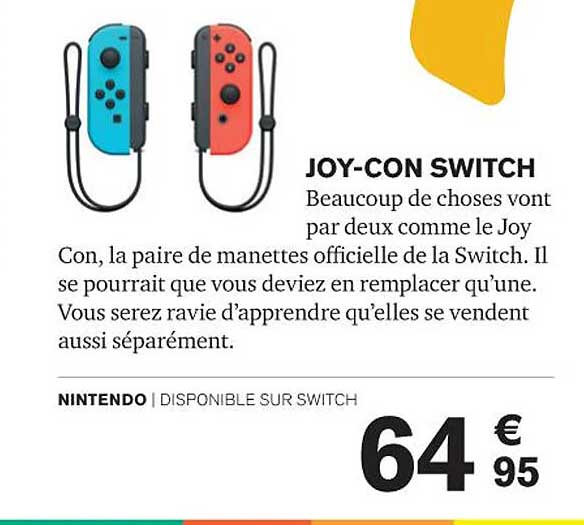 Promo Joycon Switch chez Carrefour iCatalogue.fr
