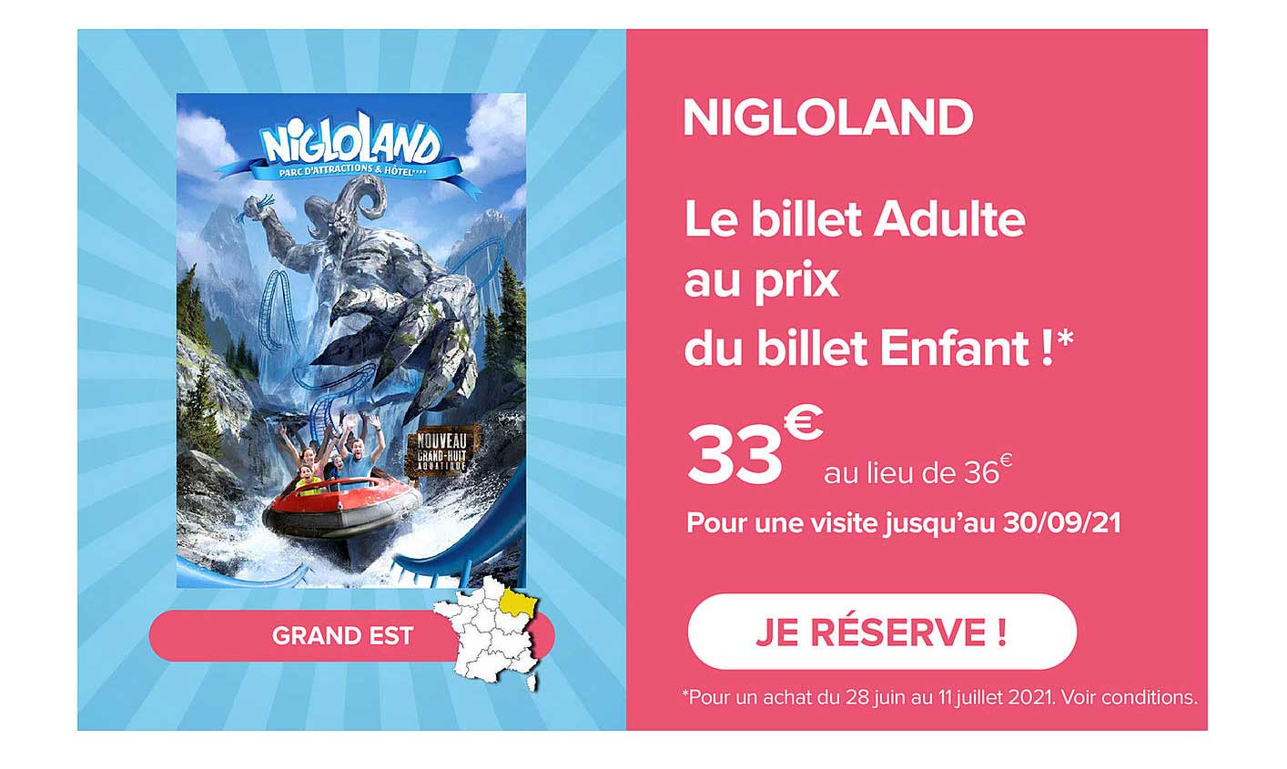 Carrefour Spectacles Nigloland - Le Billet Adulte Au Prix Du Billet Enfant !
