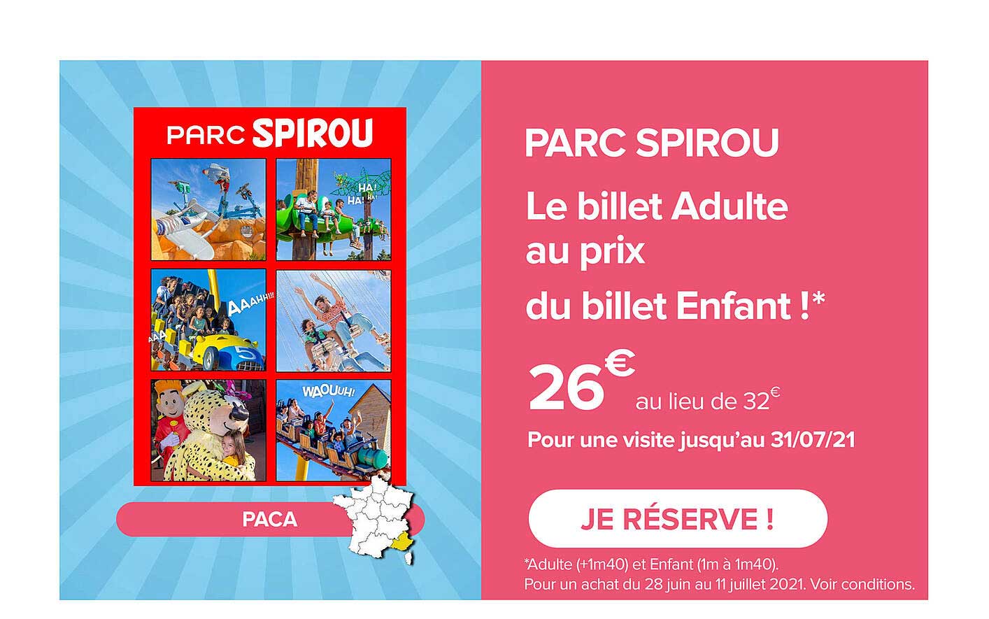 Offre Parc Asterix Le Billet Adulte Au Prix Du Billet Enfant Chez Carrefour