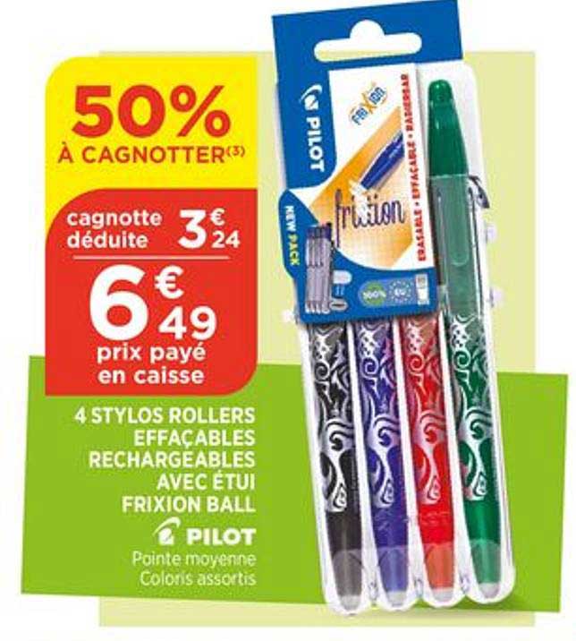 16 Recharges Bleues Pour Stylos Gel Effaçables Pilot FriXion - Pointe 0,7 Mm, Compatibles FriXion Ball, Clicker, Slim - Encre Thermique Effaçable, écriture Fluide