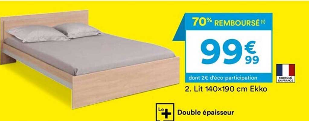 Matelas de ressorts ensachés SHAULA OLYMPO SPRING 140x190 - Maison