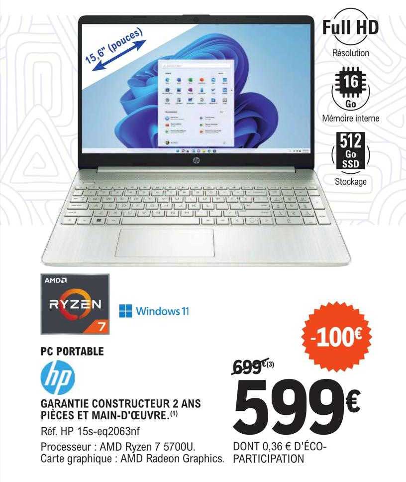 Promo Pc Portable 15,6\