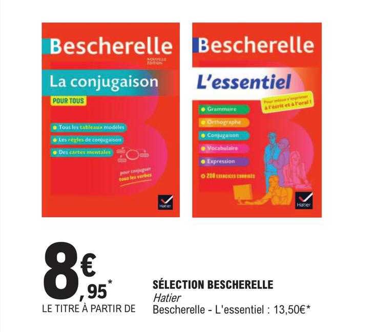 Promo Sélection Bescherelle Hatier Chez E.Leclerc - ICatalogue.fr