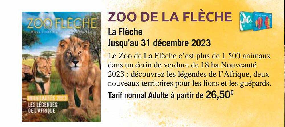 carrefour voyage zoo de la fleche