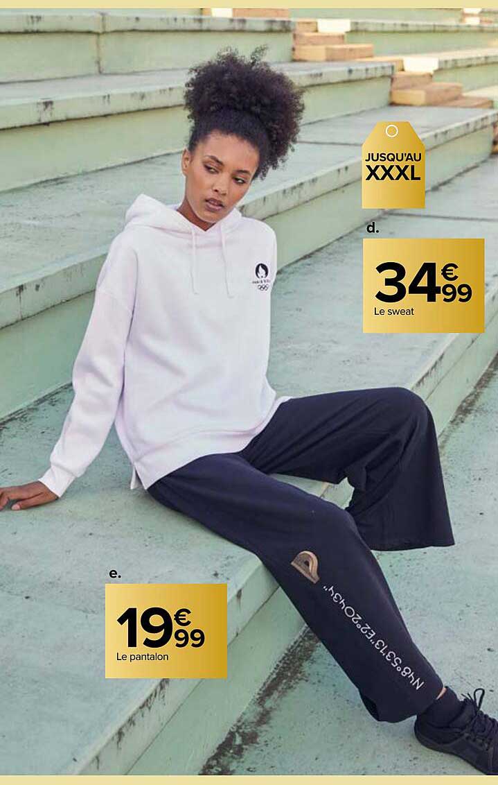 Promo Le Sweat chez Carrefour iCatalogue.fr