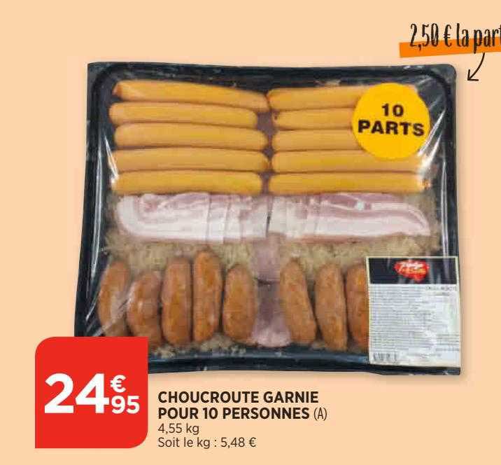 Promo Choucroute Garnie Pour 10 Personnes chez Bi1 - iCatalogue.fr