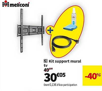 Support Universel Pour Barre De Son TV – Réglable En Hauteur, Fixation Murale, Compatible VESA, 10 Kg Max, Noir