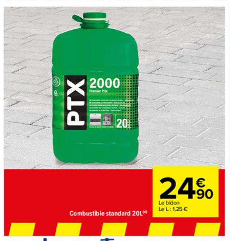 Promo Combustible standard 20l( chez Carrefour Market