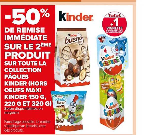 Promo La Collection Pâques Kinder chez Carrefour iCatalogue.fr