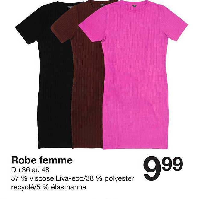 Promo Robe Femme chez Zeeman - iCatalogue.fr