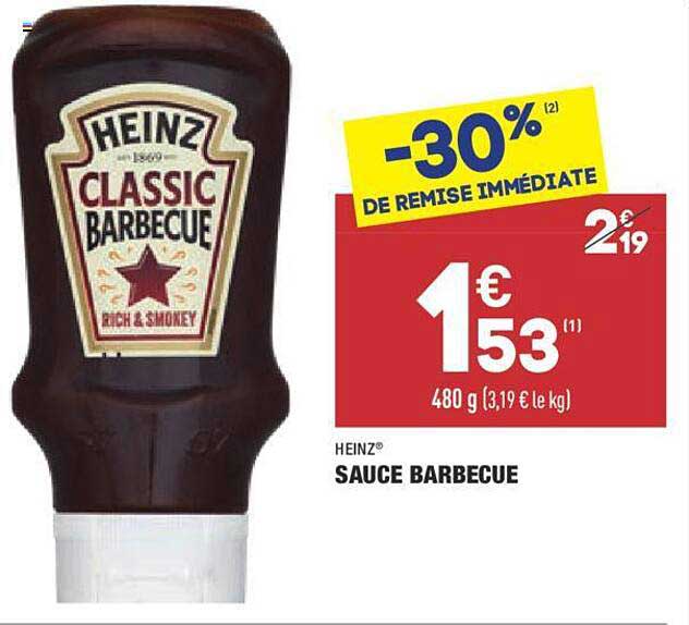 Promo Heinz Sauce Barbecue chez Aldi iCatalogue.fr