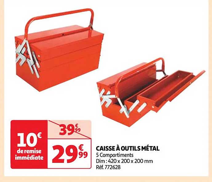 Promo BOUGIE CIMETIÈRE AVEC COUVERCLE MÉTAL chez Auchan