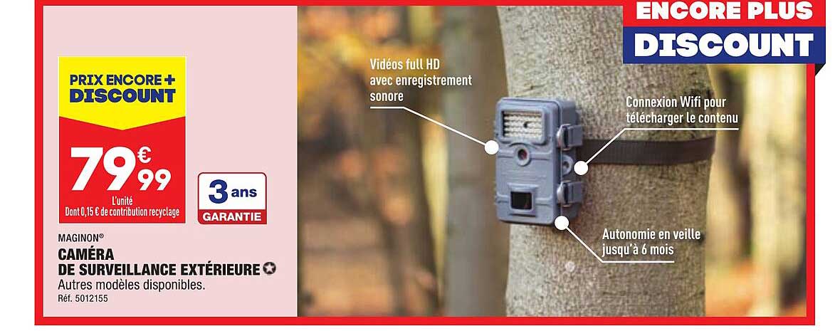 Promo Caméra De Surveillance Extérieure Maginon chez Aldi - iCatalogue.fr