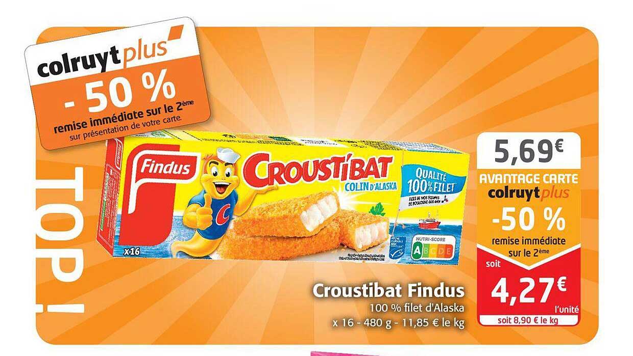 Promo Croustibat Findus Chez Colruyt ICatalogue fr Promo Croustibat Findus Chez Colruyt ICatalogue fr