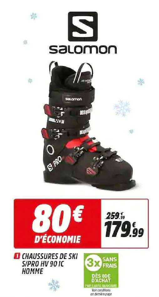 Regelen Verdeel Zichzelf Promo Chaussures De Ski S Pro Hv 90 Ic Homme Salomon chez Intersport -  iCatalogue.fr