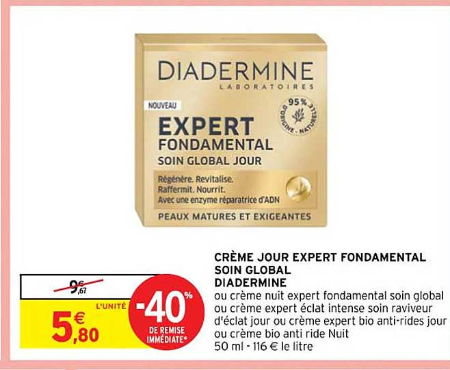 Crème Jour - Expert Fondamental - Diadermine