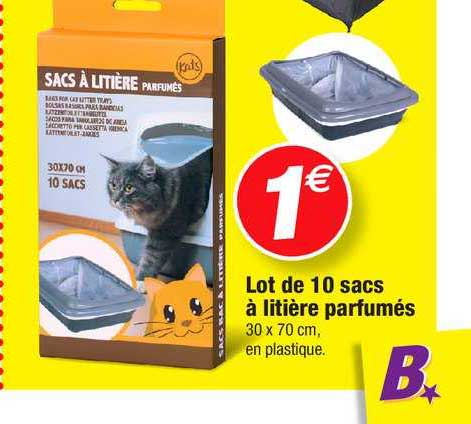 Offre Lot De 10 Sacs A Litiere Parfumes Chez Bazarland