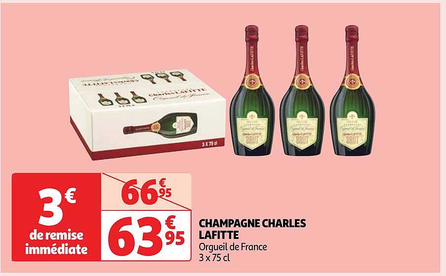 Promo Champagne Charles Lafitte chez Auchan - iCatalogue.fr