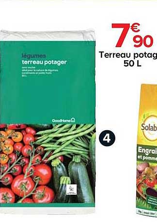offre terreau potager legumes chez castorama
