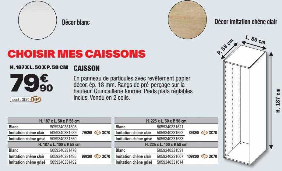 Promo Caisson chez Brico Dépôt - iCatalogue.fr