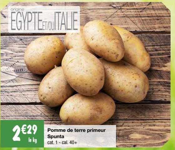 Promo Pomme De Terre Primeur Spunta Chez Migros France Icatalogue Fr