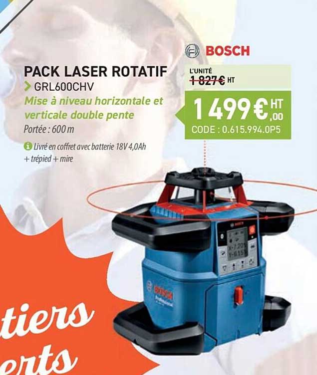 Loxam Pack Laser Rotatif Bosch