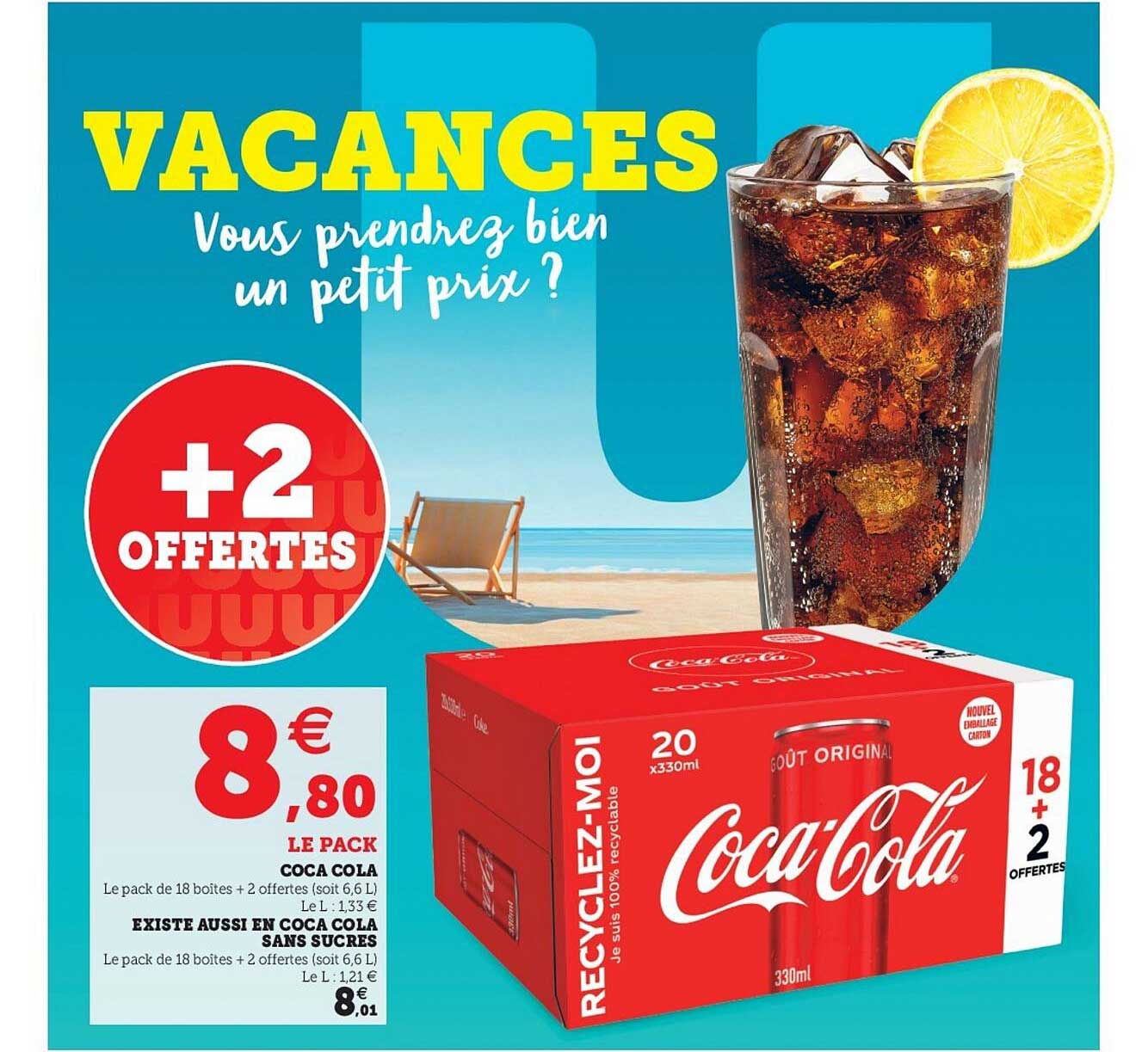 Promo Coca Cola, Coca Cola Sans Sucres chez Super U iCatalogue.fr