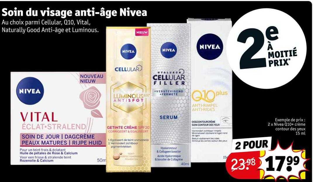 Promo Soin Du Visage Anti Ge Nivea Chez Kruidvat Icatalogue Fr